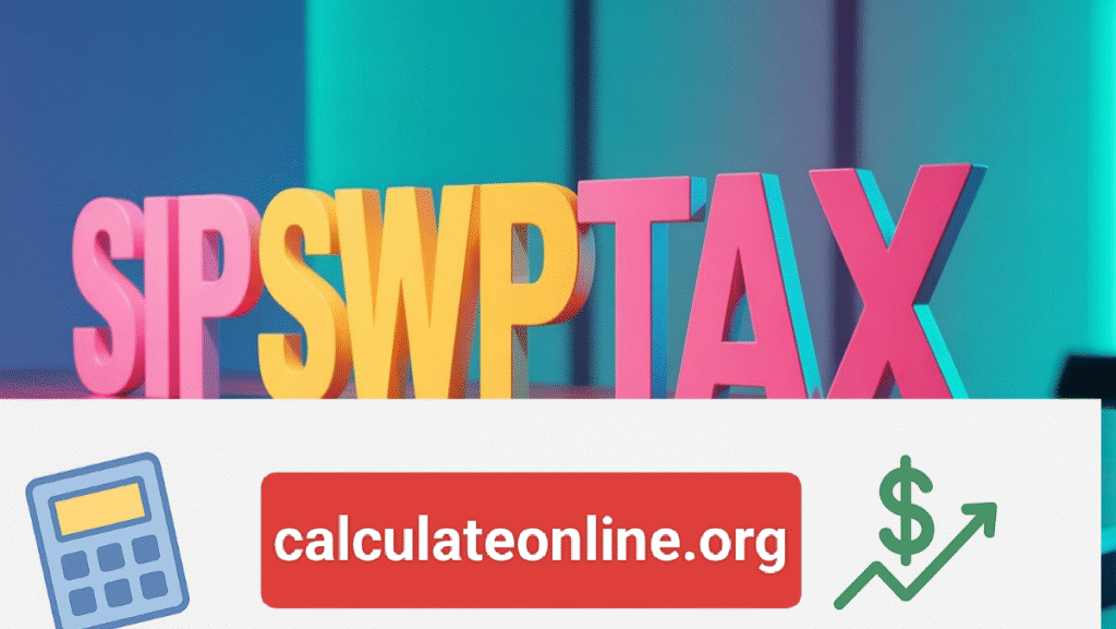 SWP Calculator with Inflation and tax, Best SWP SIP Calculator