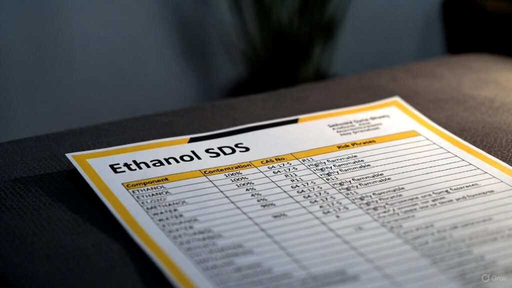 Ethanol SDS PDF