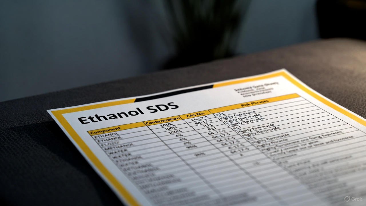 Ethanol SDS PDF